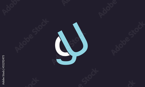 gu,ug logo vector design template