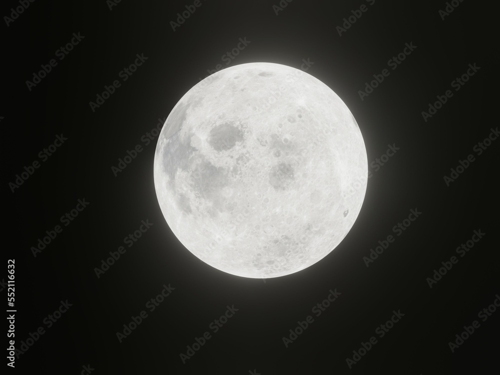 Fototapeta premium full moon in the night