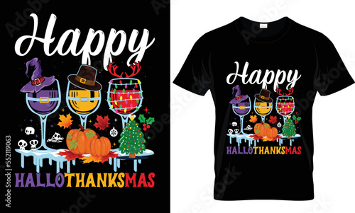 Christmas, Santa, Gift T-shirt design