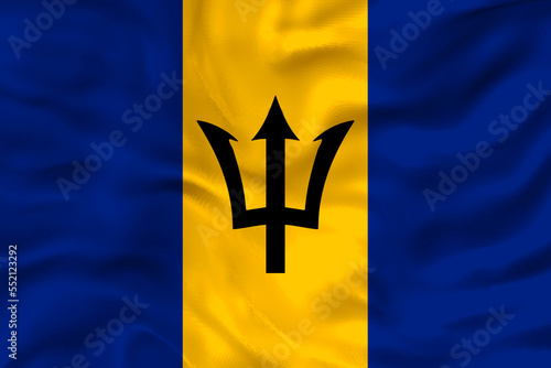 National flag of Barbados.. Background with flag of Barbados.