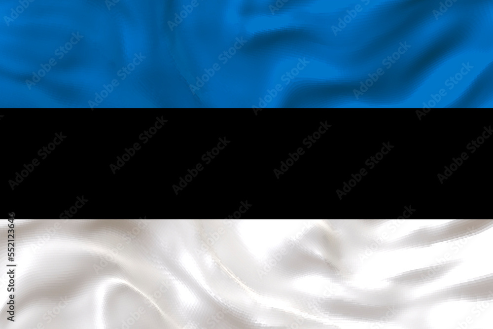 Obraz premium National Flag of Estonia. Background with flag of Estonia