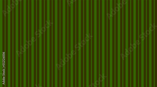Stripe pattern vector GreennBackground. Colorful stripe abstract texture Fashion print design Vertical parallel stripes Wallpaper wrapping fashion Fabric design Textile swatch t shirt. Dark Green Line