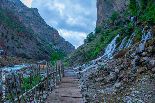 Kapuzbasi waterfall in Kayseri, Turkey. photo