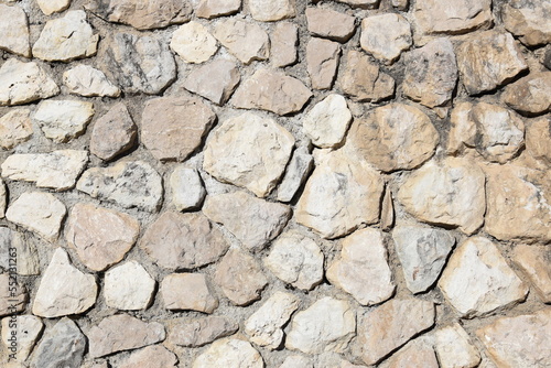 Rustic background of rough stone