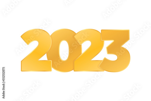 2023, Happy New Year, Happy 2023, New Years Greeting, Happy New Year, 2023 Text, New Year Text, Holiday Greeting Card, Vector Illustration Background