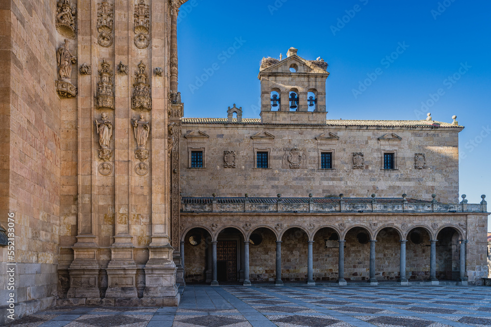 Convent of San Esteban in the city of Salamanca, in Spain.