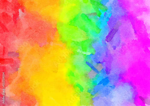 Rainbow watercolor background © Stephanie Connell