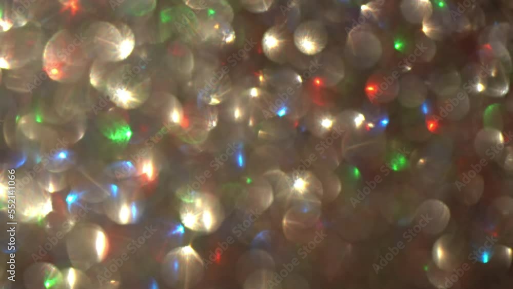 Fast Shimmering Bokeh Lights Effect. Flickering lights as an effect from Lens Flares. Amazing