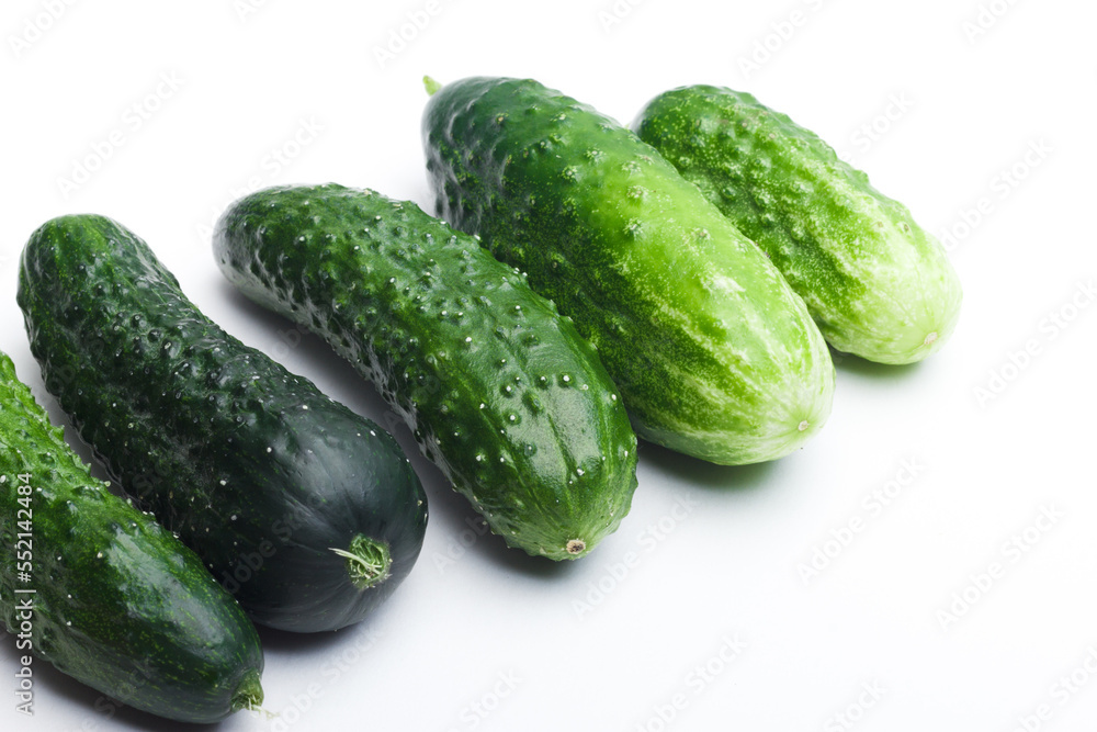 Cucumber vegetable isolated on white background Cucumber vegetable isolated on white background