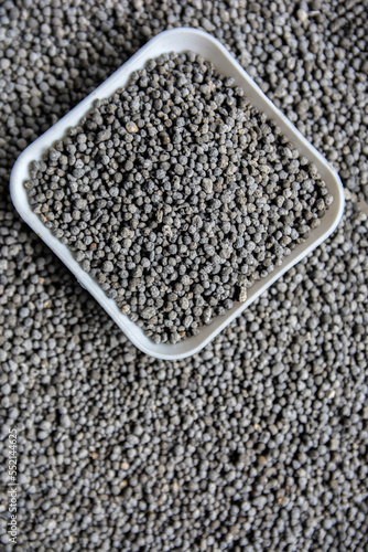 Composite mineral fertilizers close up.