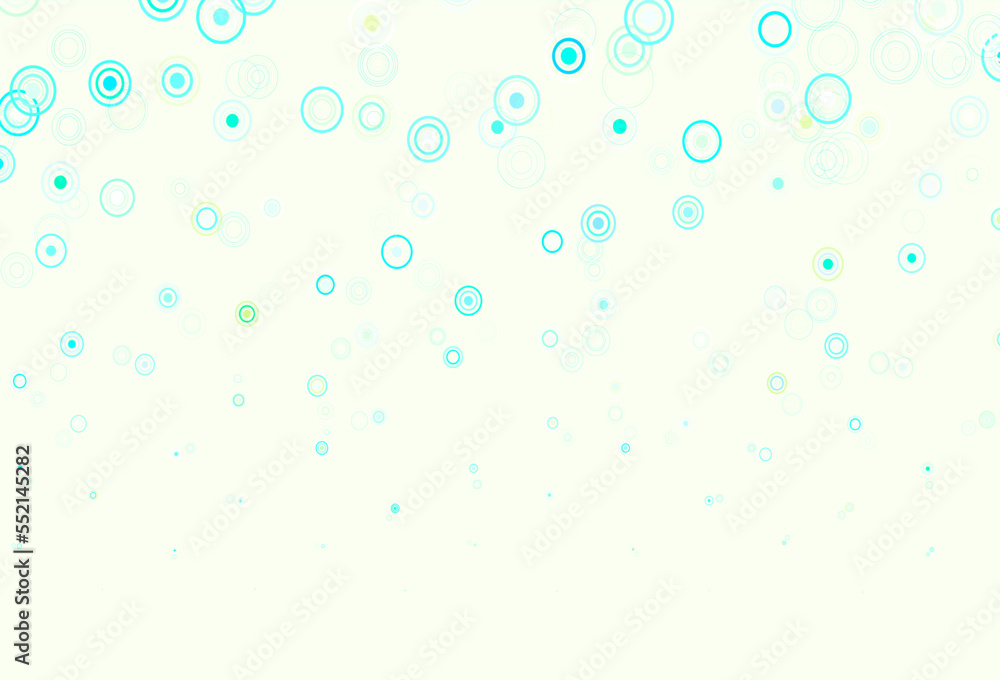 Light Blue, Green vector template with circles. Light Blue, Green vector template with circles.