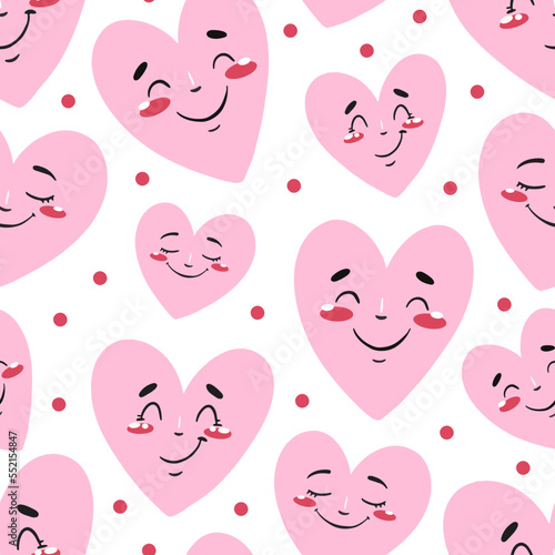 Valentines day seamless pattern design