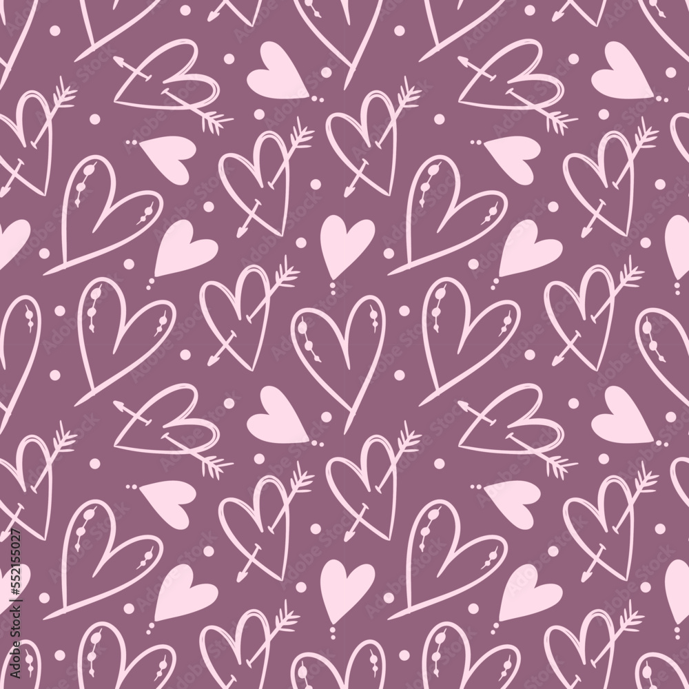 Valentines day seamless pattern design Valentines day seamless pattern design