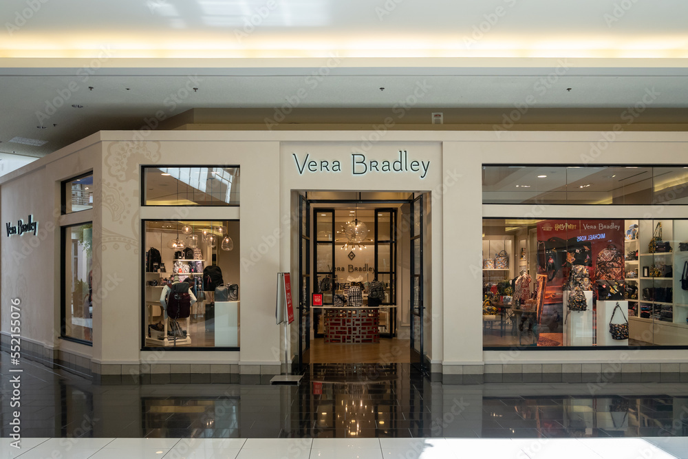 Buffalo, NY, USA August 24, 2022 A Vera Bradley store in a shopping