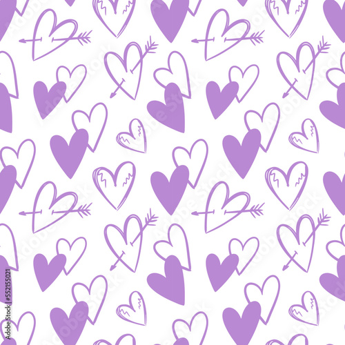 Valentines day seamless pattern design © Alina Lisnycha