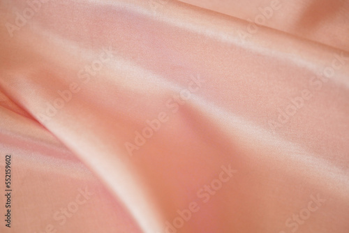 Pink light fabric texture, silk background, surface © lesslemon