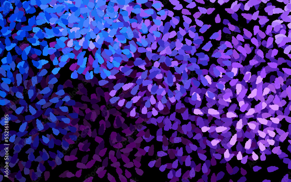Dark Pink, Blue vector texture with abstract forms. Dark Pink, Blue vector texture with abstract forms.
