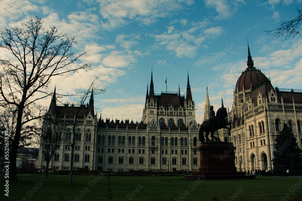 the Hungarian Parliament in Budapest