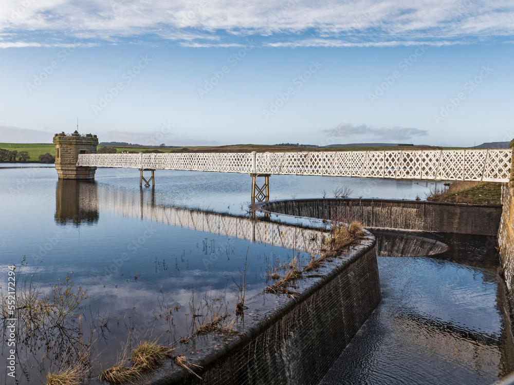 Fontburn reservoir, Northumberland, UK