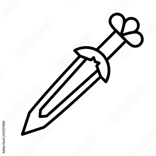 Vicing's sword  -  vector icon