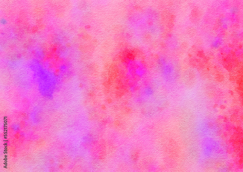 pink watercolor paper background, abstract wet impressionist paint pattern, graphic design