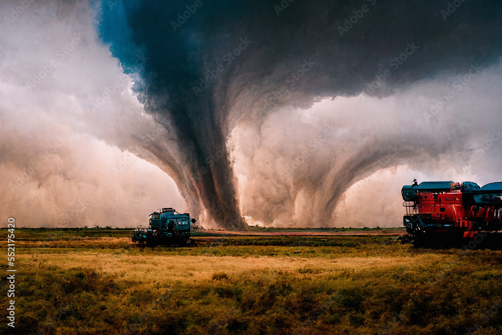 Obraz premium Tornado - Generative AI