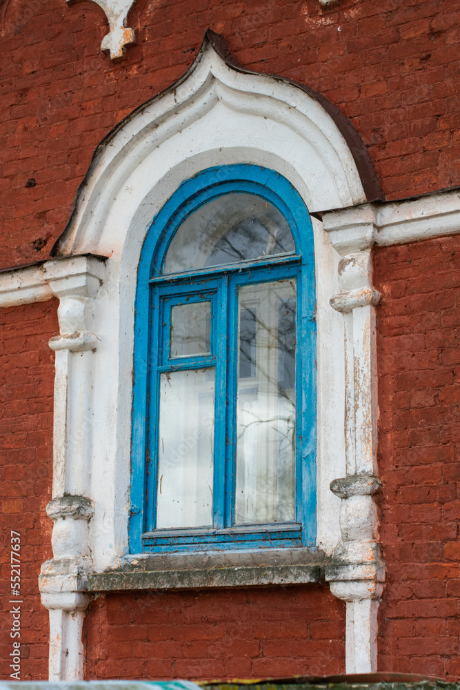Fototapeta premium old vintage windows on house
