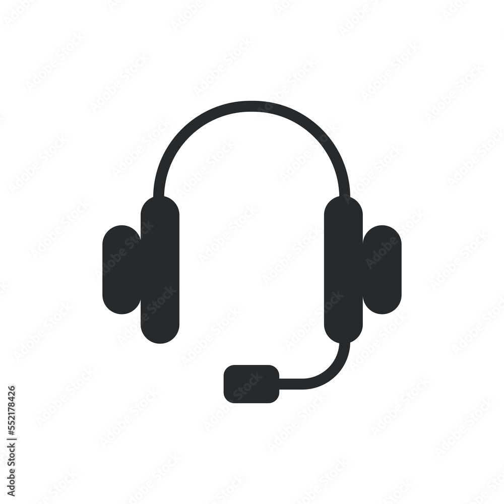 headphone icon, headphone vector, simple illustration headphone icon, headphone vector, simple illustration