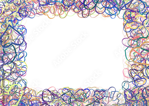 Background pattern abstract design texture. Border frame, transparent background. Theme is about relations, hearts, romance, love