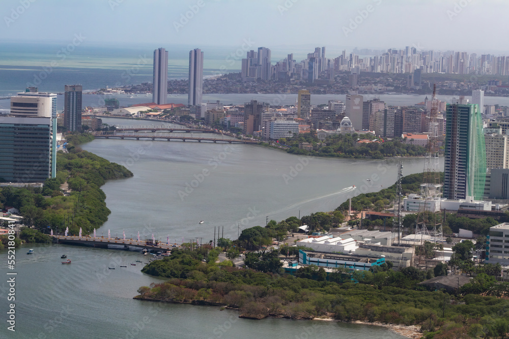 View of the city of Recife, Pernambuco, northeastern state of Brazil. View of the city of Recife, Pernambuco, northeastern state of Brazil.