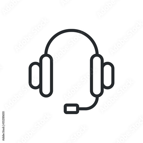 headphone icon, headphone vector, simple illustration