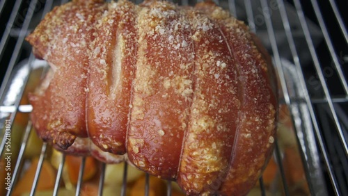 Cooking Roast Pork on a Charcoal Kettle BBQ Grill2