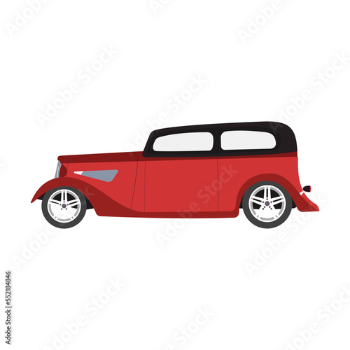 Classic Car Vector Illustration