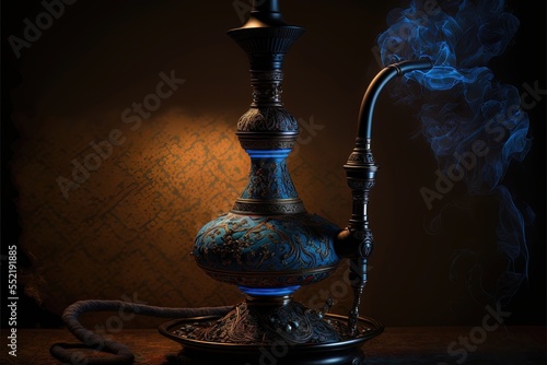 Oriental Arabic hookah with...