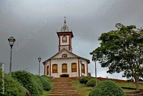 Church of Santa Rita in the historic town of Serro in Minas Gerais, photo