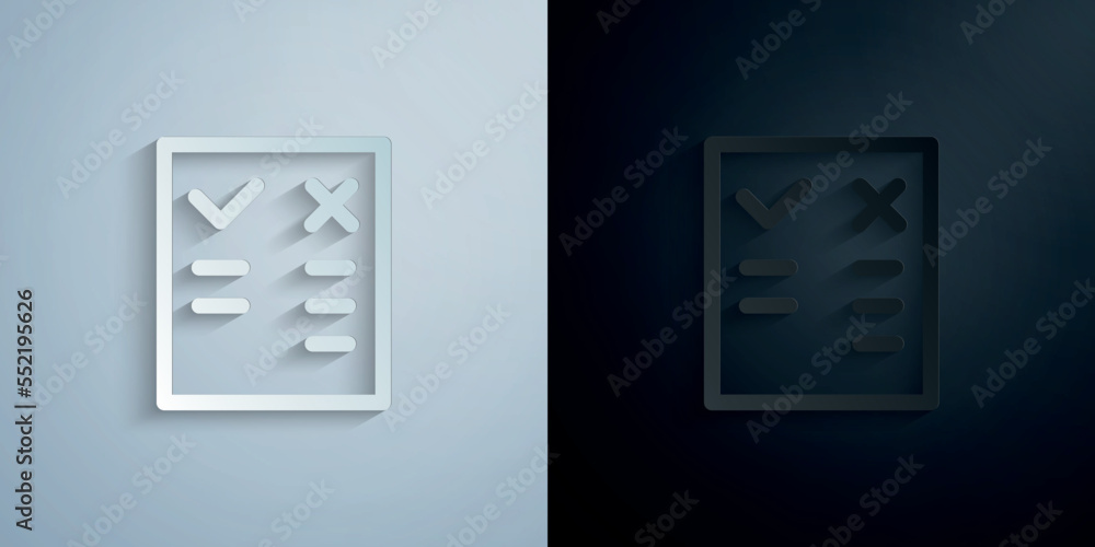 List add no paper icon with shadow vector illustration List add no paper icon with shadow vector illustration