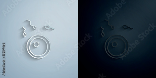 Japan admiral military ranks and insignia glyph paper icon with shadow vector illustration