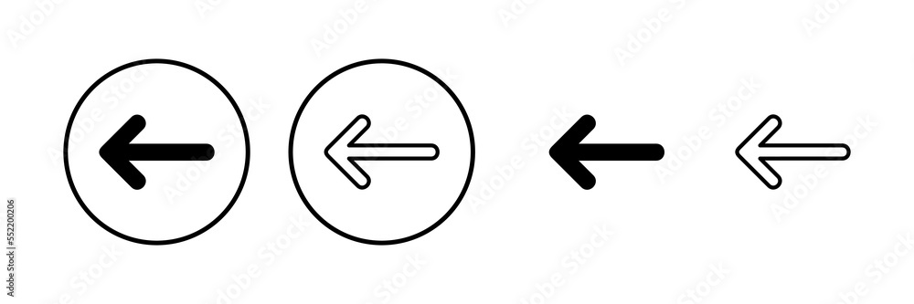 Arrow icon vector illustration. Arrow sign and symbol for web design. Arrow icon vector illustration. Arrow sign and symbol for web design.