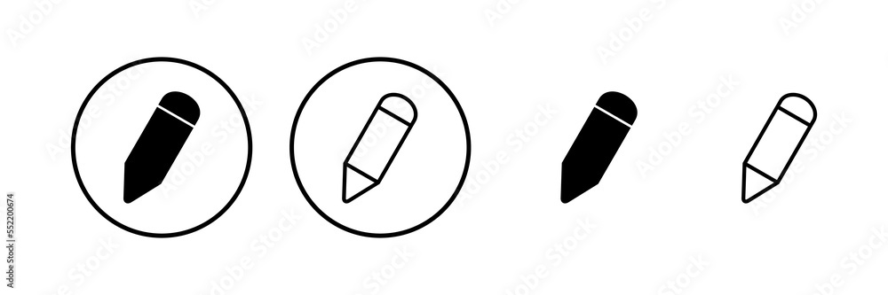 Pencil icon vector illustration. pen sign and symbol. edit icon vector Pencil icon vector illustration. pen sign and symbol. edit icon vector