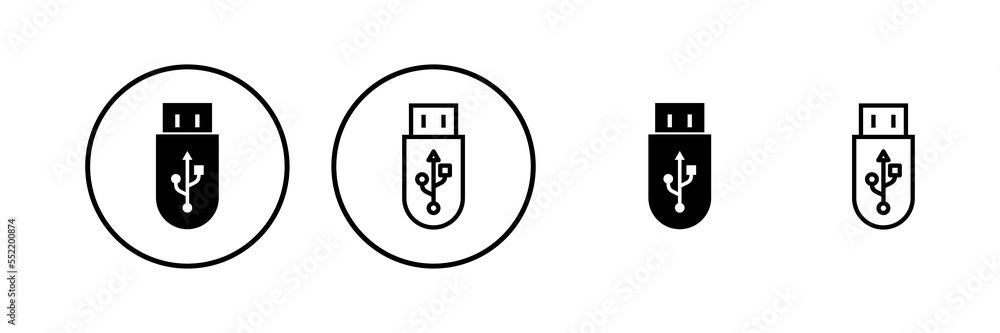 Usb icon vector illustration. Flash disk sign and symbol. flash drive sign. Usb icon vector illustration. Flash disk sign and symbol. flash drive sign.