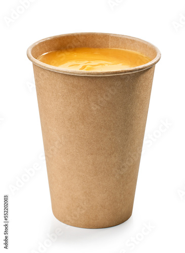 pumpkin drink in take away cup