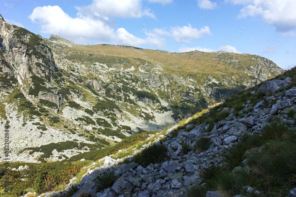 Summer landscape of Rila Mountain near Orlovets peak, Bulgaria Summer landscape of Rila Mountain near Orlovets peak, Bulgaria