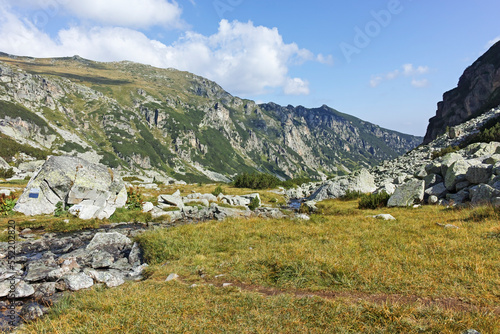 Summer landscape of Rila Mountain near Orlovets peak, Bulgaria