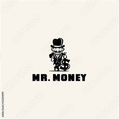 Mr money logo design