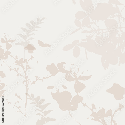 Delicate vector pattern with wild flowers  herbs botanicals. 