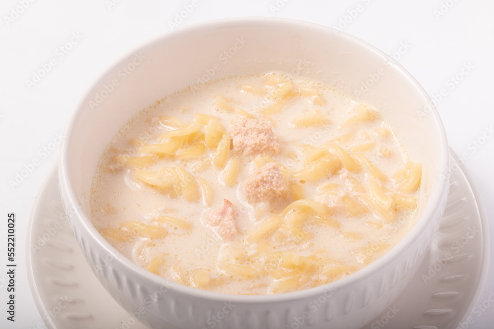 たらこクリームスープパスタ たらこクリームスープパスタ