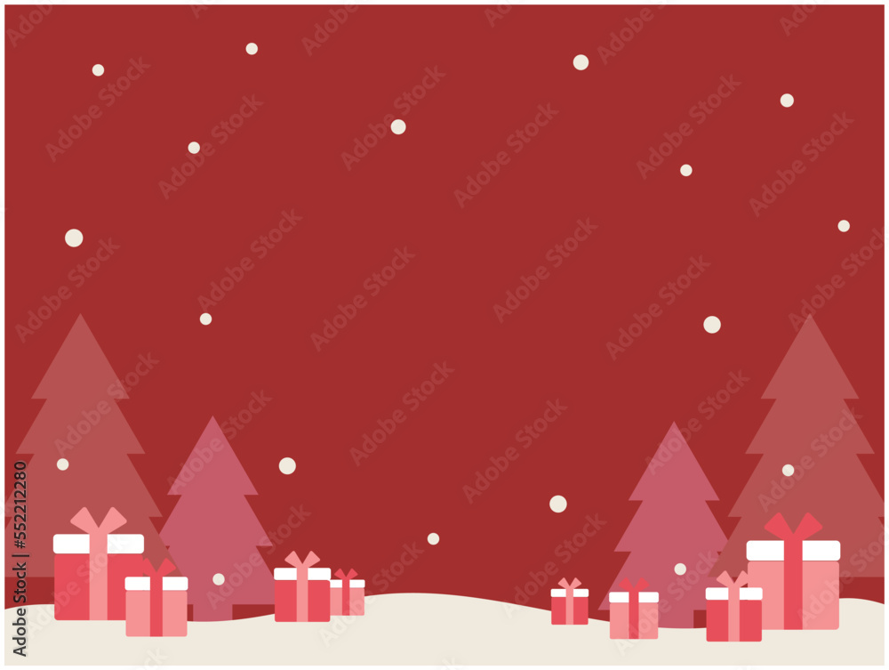 クリスマスの背景素材 クリスマスの背景素材