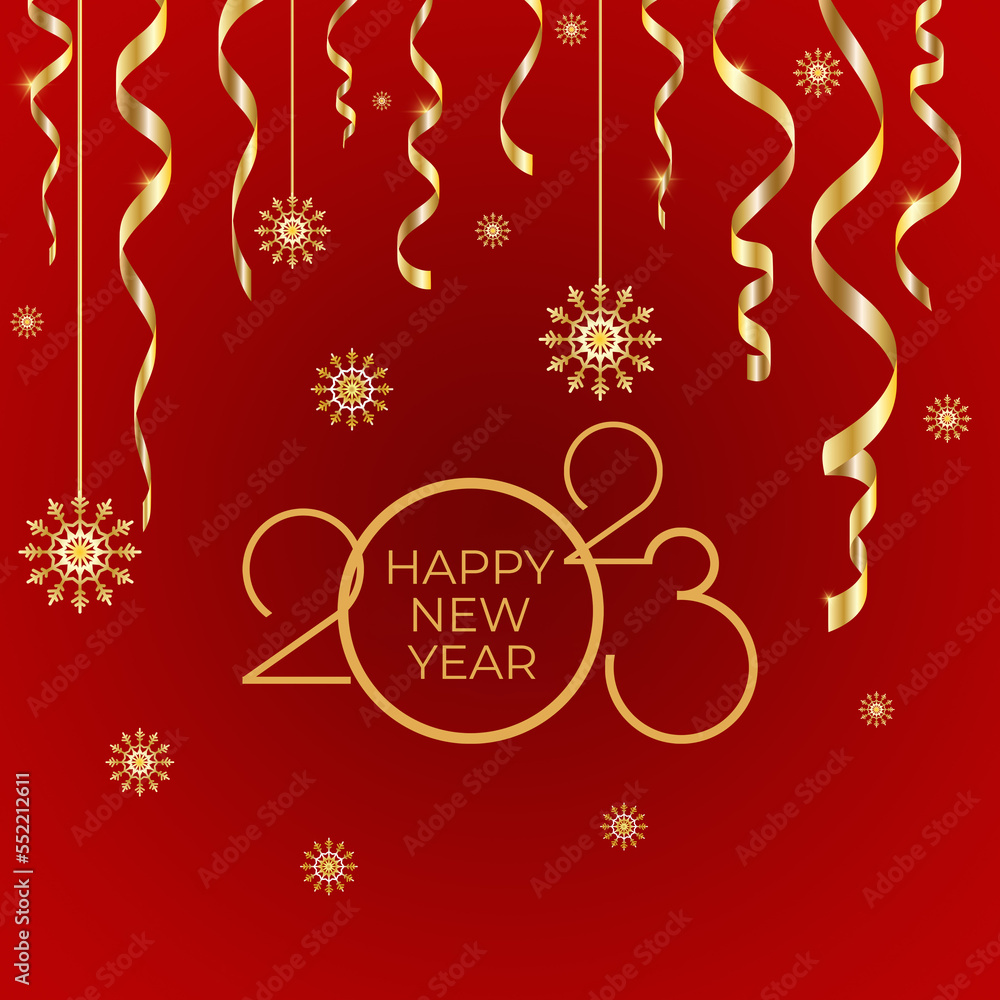 Happy New Year 2023 congratulations