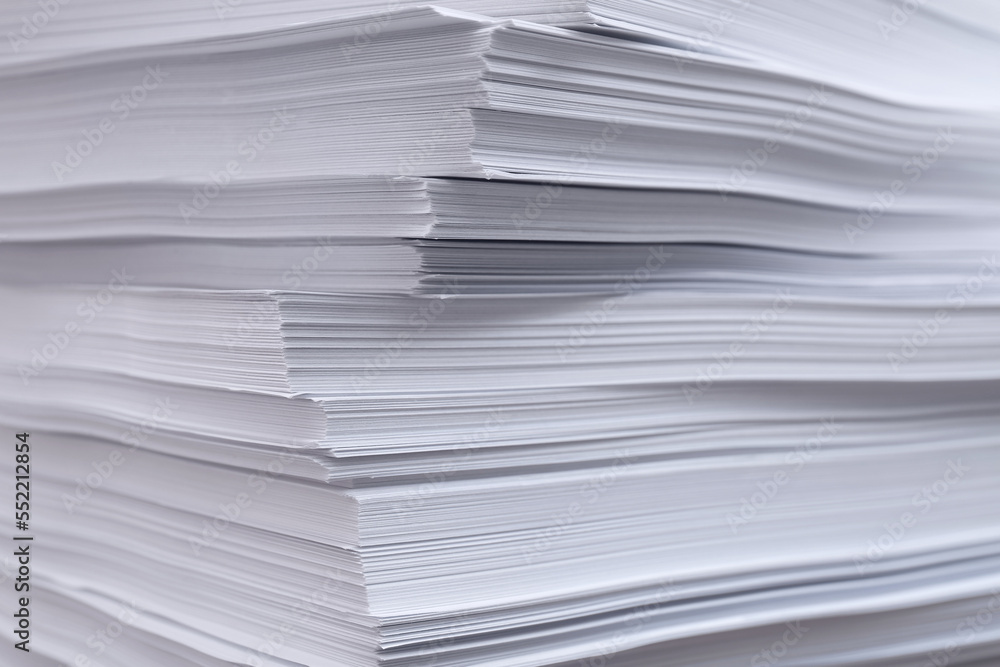 Stack of paper sheets as background, closeup Stack of paper sheets as background, closeup