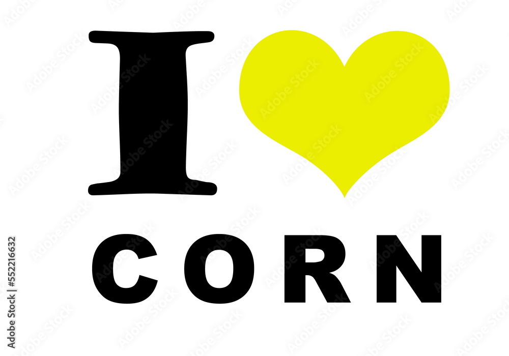 I Love Corn Images – Browse 7 Stock Photos, Vectors, and Video